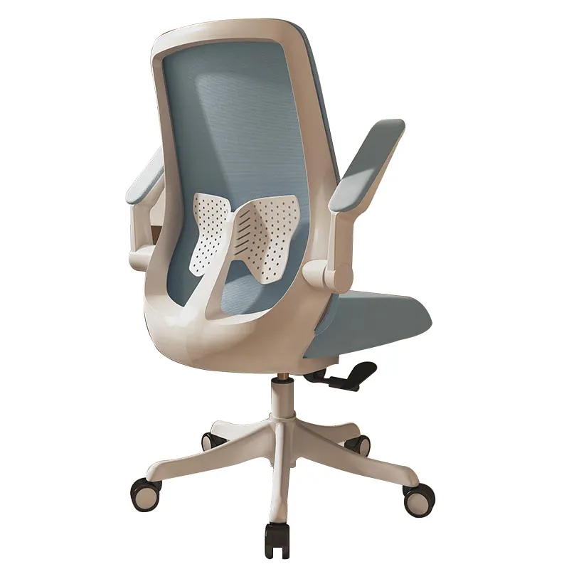 Modern yeni tasarım file arkalıklı ofis koltuğu beyaz çerçeve siyah çerçeve 3D Handril PP personel konfor ergonomi bilgisayar ofis koltuğu