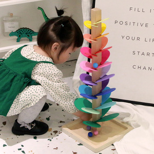 2406 Rainbow Music Tree Color Petals <strong>Put</strong> <strong>Together</strong> Ball Tree Game Color Cognition Early Education Fun Assembly <strong>Toys</strong> - Product Image 2