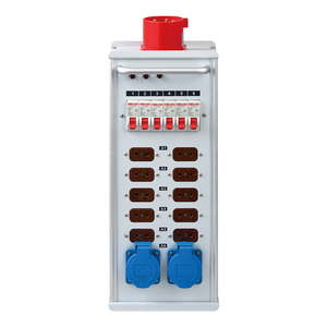 Caja de distribución de luz de escenario SHTX, entrada y salida 32A, salida 16A de 12 vías con luz indicadora de pantalla de voltaje, se puede personalizar - Product Image 6