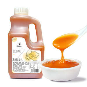 Doking Puree fabrika doğrudan satış yüksek kaliteli süt çay dükkanı özel reçel Mango püresi - Product Image 1
