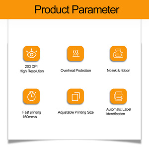 Aiyin nhãn Máy in mã vạch 4 inch 4*6 nhãn USB Nhiệt vận chuyển vận đơn máy in sticker cho văn phòng - Product Image 6