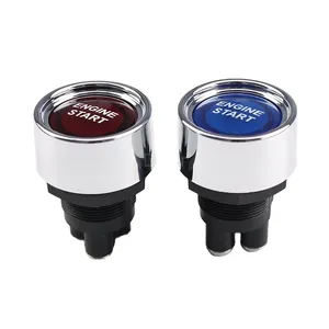 SPST 50A 12V Start Switch 3pin vite Push Car Start interruttore pulsante motore interruttore avviamento automobilistico auto con LED colorati - Product Image 5