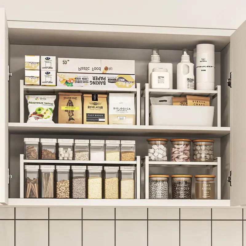 Inimize-caja de cartón personalizable para encimera, organizador y almacenamiento para armarios de cocina, gran oferta