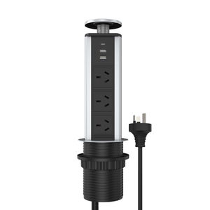 USBコントロール付きのオーストラリア標準の高品質デスクトップ電源ソケットコンセント - Product Image 2