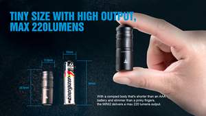 Trustfire mini2 nhỏ EDC Đèn pin 220 lumens sạc Keychain <span class=keywords><strong>Torch</strong></span> ánh sáng - Product Image 4