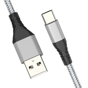 6Ft Usb kablosu hızlı şarj cihazı ve bağlantı noktası Ype C kablo 3M 2 paketi hızlı şarj 3A Usb A usb 2.0 kablo 90 - Product Image 2