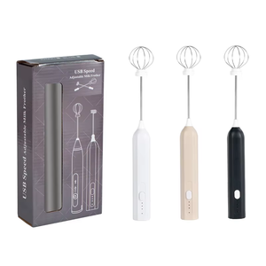 Potente latte elettrico e frullatore portatile cucina Espresso caffettiera con pulsanti comandi a mano ricaricabile - Product Image 5