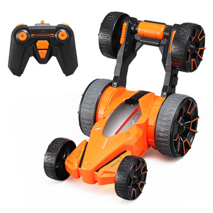 R/c Hobby รถของเล่นเท่ๆ,รถแหวกข้าง2ข้างควบคุมด้วยรีโมท6ล้อหมุน RC Stunt พร้อมไฟ