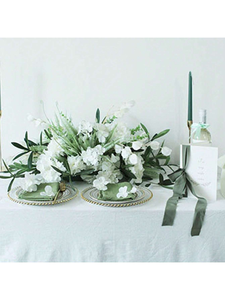 Green, Soft and Washable <strong>Napkins</strong> That Can <strong>Be</strong> Paired with Anything, Suitable for Holiday and Daily Decorations. - Product Image 2