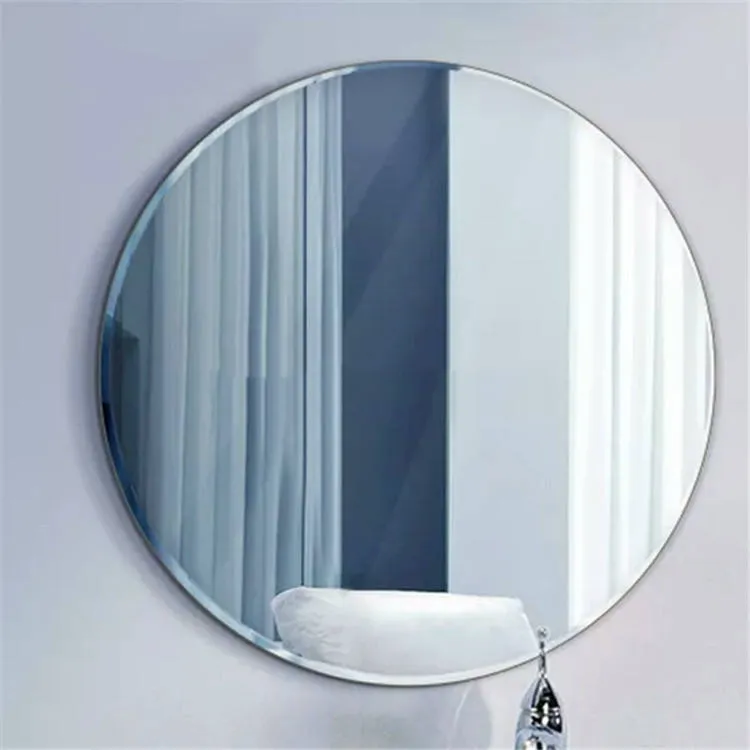 Specchio d'argento in piedi con doppio rivestimento da 4mm 5mm per la decorazione