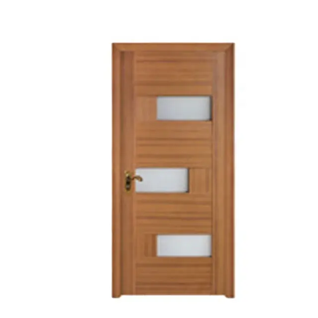 Lusso moderno solido composito porte interne moderne in legno massello bianco porta portes en bois porta