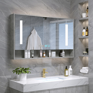 Armadio a specchio per bagno Pro con defogger illuminazione per bagno su armadio a specchio cucina con led - Product Image 3