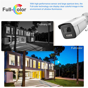24小时全时彩色夜视内置Mic Hik子弹5MP POE安全CCTV户外IP网络摄像机 - Product Image 5