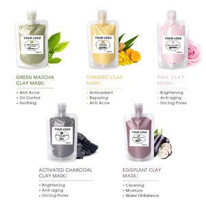OEM özel küçük çanta paketi Anti gözenekler akne kil maskesi derin temizlik hassas ciltler için çamur maskesi Anti kızarıklık yağ kontrolü - Product Image 2