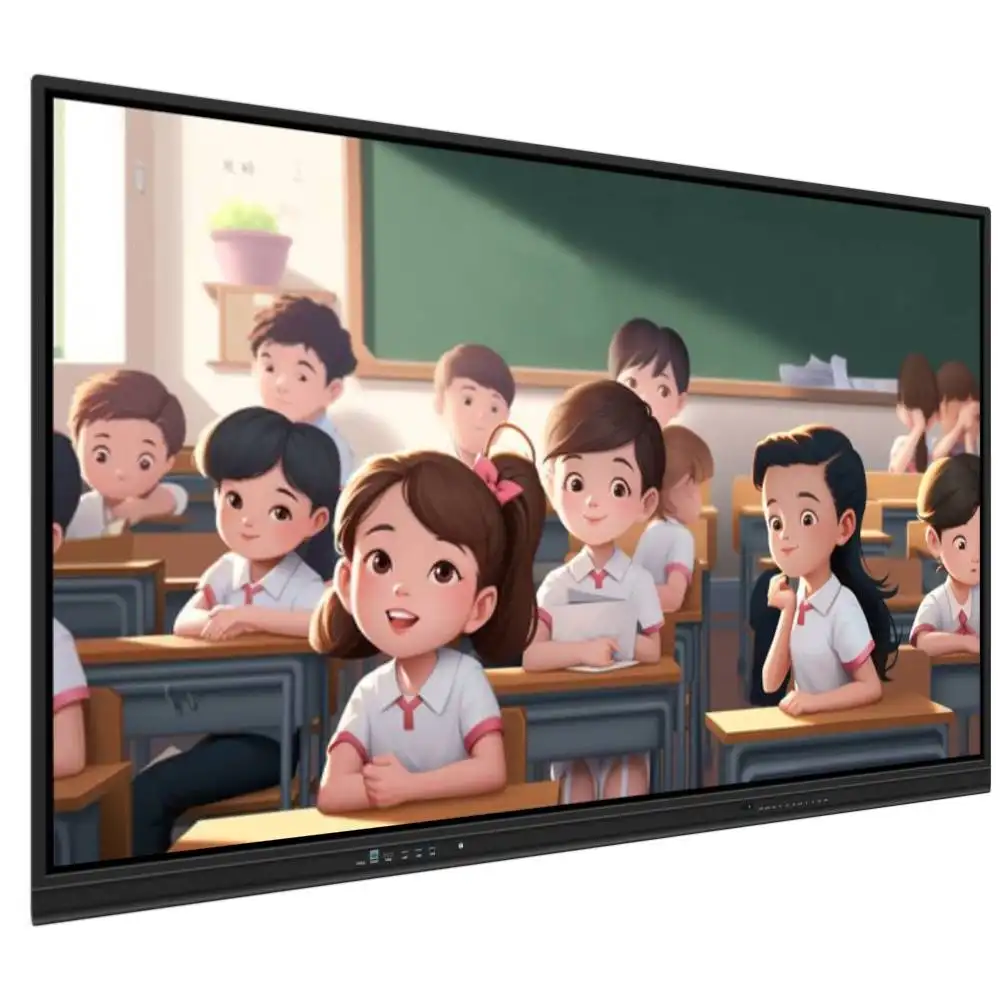 Besprechungsraum Konferenz 55 65 75 86 98 105 110 Zoll 4K 40 Punkte IR-Touchscreen interaktive Flachplatten Smart Board für Schule