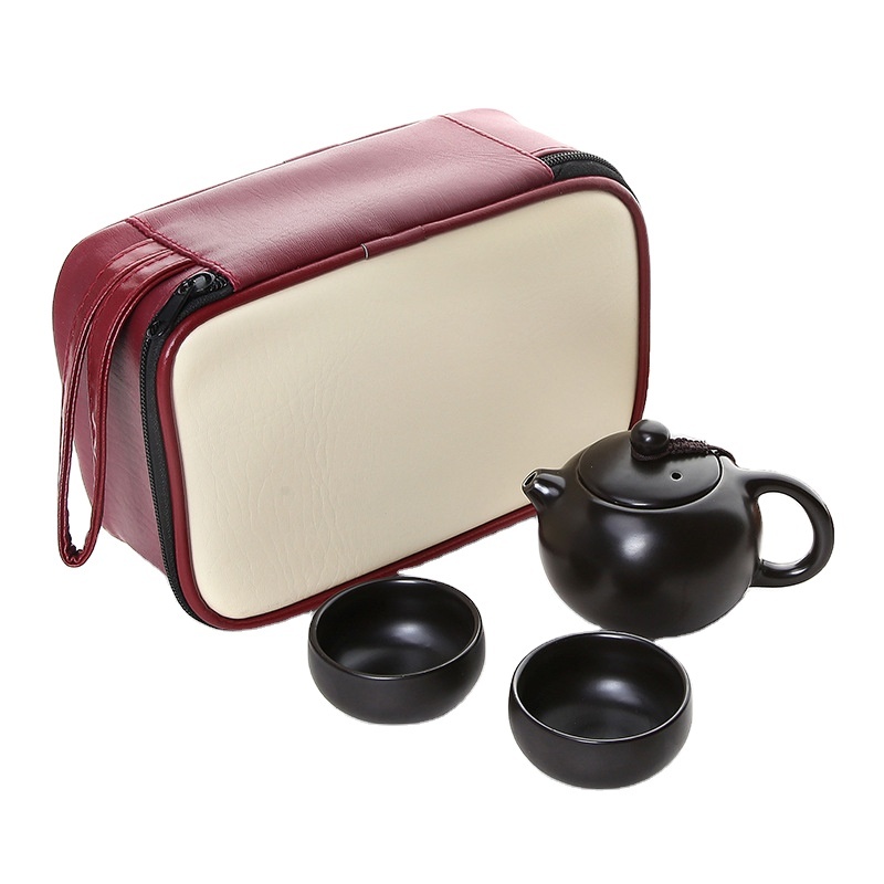 Set da tè in ceramica da viaggio 16