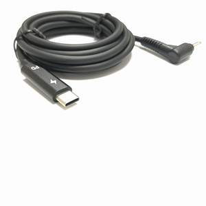 Entrada de tipo C a DC 3,0*1,1mm Cable en ángulo de carga PD de alimentación para computadora portátil 18-20V - Product Image 3