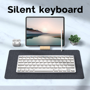 平板电脑2.4G无线蓝牙键盘兼容Mac Android iOS的多设备无线键盘