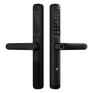 Elektronisches schlüssel loses Zugangs system Intelligentes biometrisches Schloss Türgriff Finger abdrucker kennung Türcode-Karte Passworts chl üssel - Product Image 1