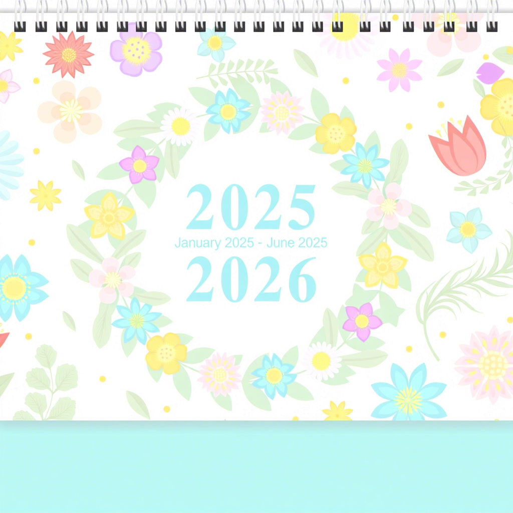 January 2025-june 2026 - a02-green desk calendar (25.1-26.6)