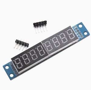 8-Bit-Digitalröhrenanzeigemodul MAX7219 <span class=keywords><strong>LED</strong></span>-<span class=keywords><strong>Display</strong></span>-Unterstützung Cascade Eight <span class=keywords><strong>Serial</strong></span> 3 IO <span class=keywords><strong>Port</strong></span> Control
