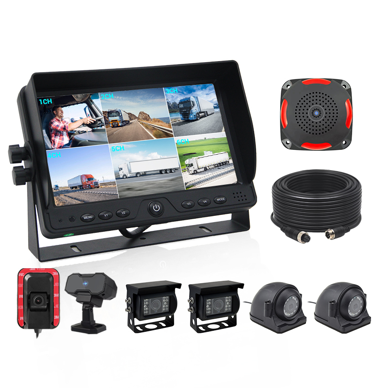 9-inch 6CH System with Alarm and Cables