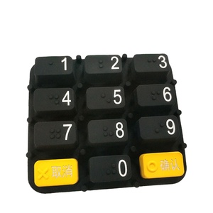 定制制造商镭透明硅胶/橡胶键盘高级键盘和键盘 - Product Image 1