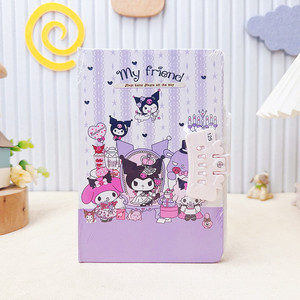Cartoon Sanryliio Code Stationery Prizes Children's Elementary School Student Cute <strong>Notebook</strong> <strong>with</strong> <strong>Lock</strong> Diary <strong>Notepad</strong> - Product Image 4
