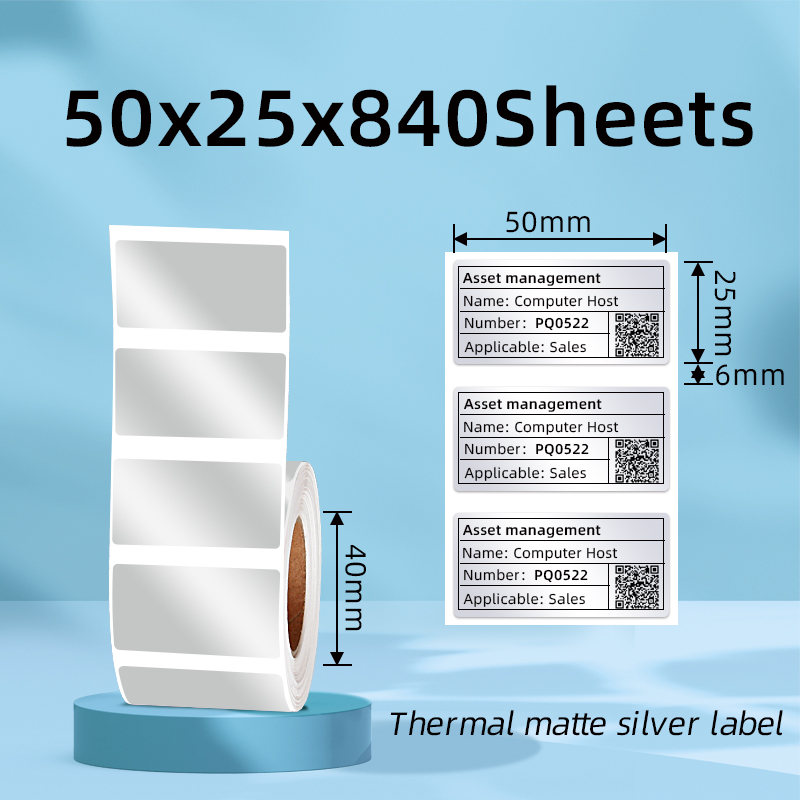 50X25mm (840 hojas/rollo)