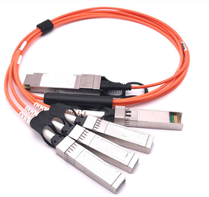 100G QSFP28-4SFP28-AOC Aktiver Lichtwellenleiter-Transceiver-Schalter für OLT-Netzwerk FTTH Verwenden Sie 1M 3M 5M 7M Längen optionen - Product Image 2