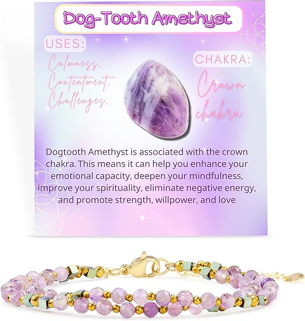Light purple dog-tooth amethyst-strength