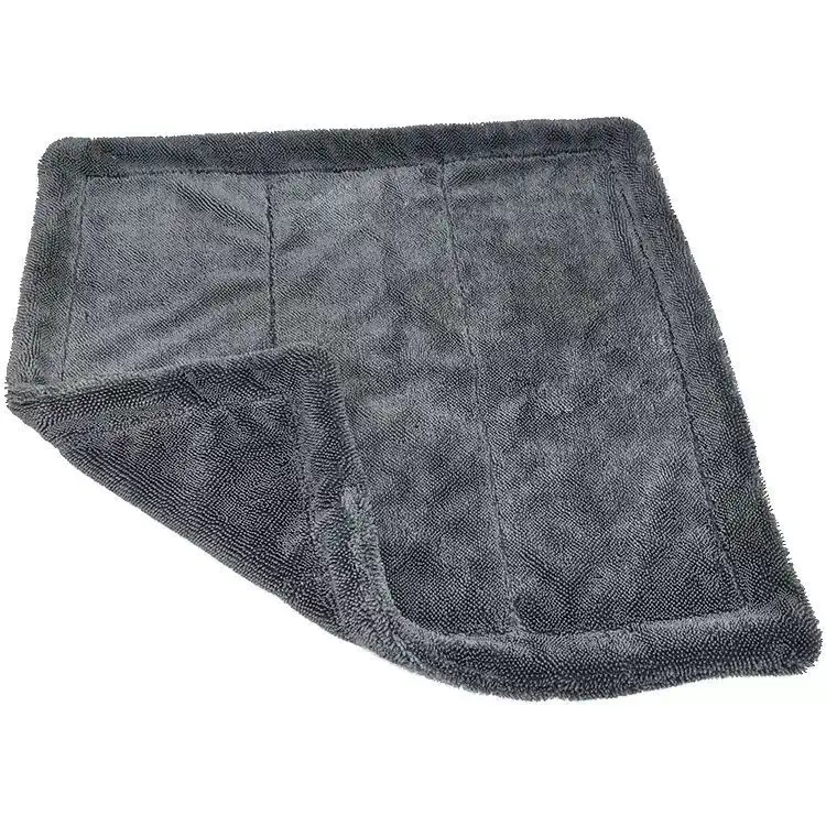 Edgeless microfibra car wash toalhas dupla secagem microfibra cuidados detalhando auto limpeza pano super absorvente