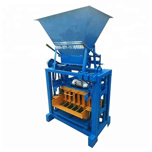 Clay Adobe Hollow Concrete Block Making Motor de cenizas volantes Tipo de componente Máquina de moldeo de bloques huecos Procesamiento - Product Image 1