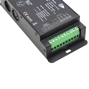D4-XE Licht-Controller führte Dmx Decoder Rgbw 4 Kanal PWM Konstante Spannung DMX Decoder mit Digital anzeige