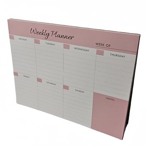 Bloc de notas de papelería de negocios semanal A5 personalizado - Product Image 1