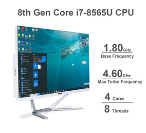 23.8 Inch <strong>Desktop</strong> Computer I7 8565u All in One <strong>PC</strong> Touch Screen <strong>PC</strong> for Gaming - Product Image 3