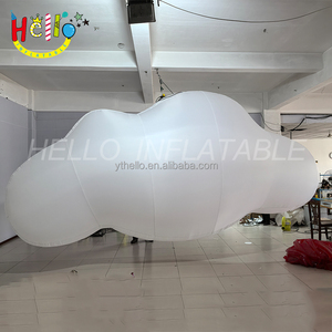 Olay parti tavan asılı şişme dev bulut Led ışık bulut balon dekorasyon için - Product Image 3