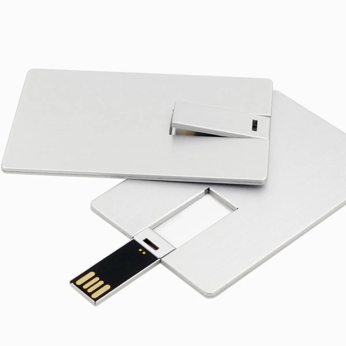 Pendrive de Metal para negocios, tarjeta Flash USB de 32GB, 16GB, 8GB y 4GB, promoción de regalos, logotipo personalizado