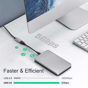 INNOPRO Premium USB 3.0 uzatma kablosu 2m 3 metre hız erkek kadın genişletici örgü koruyucu cep telefonları yazıcılar için - Product Image 2