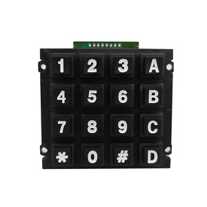Mini touch pad in plastica a matrice numerica più economica tastiera nera con 16 tasti