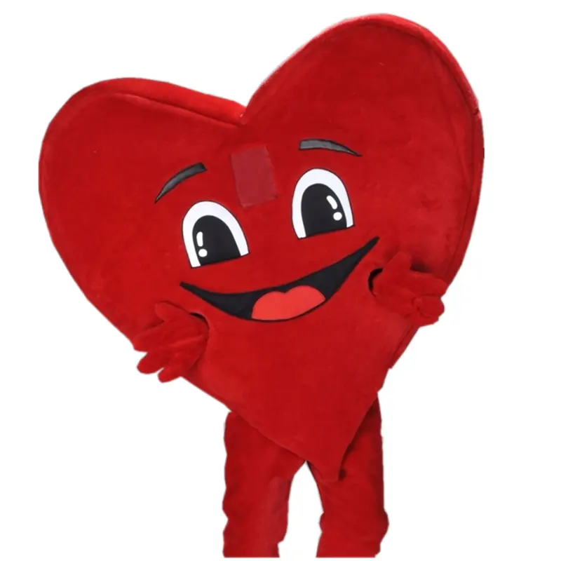 Encantador corazón rojo trajes de la mascota para la venta/mascota