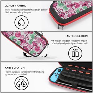 Yeni stil Flamingo AA kabuk için Nintendo anahtarı durumda Lite ile uyumlu/OLED uygun seyahat taşıma çantası modeli bir - Product Image 5