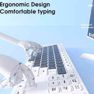 SAMA All in One Ultra-Thin <strong>Wireless</strong> Laptop Desktop <strong>Computer</strong> <strong>Keyboard</strong> and <strong>Mouse</strong> Set <strong>Mouse</strong> and <strong>Keyboard</strong> <strong>Combos</strong> - Product Image 4