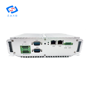 Silver Fanless Celeron or Intel 8th 10th 11th 13th CPU 4 USB 3.0 2 RS485 4 <strong>RS232</strong> 4 POE LAN Industrial <strong>Computer</strong> - Product Image 5
