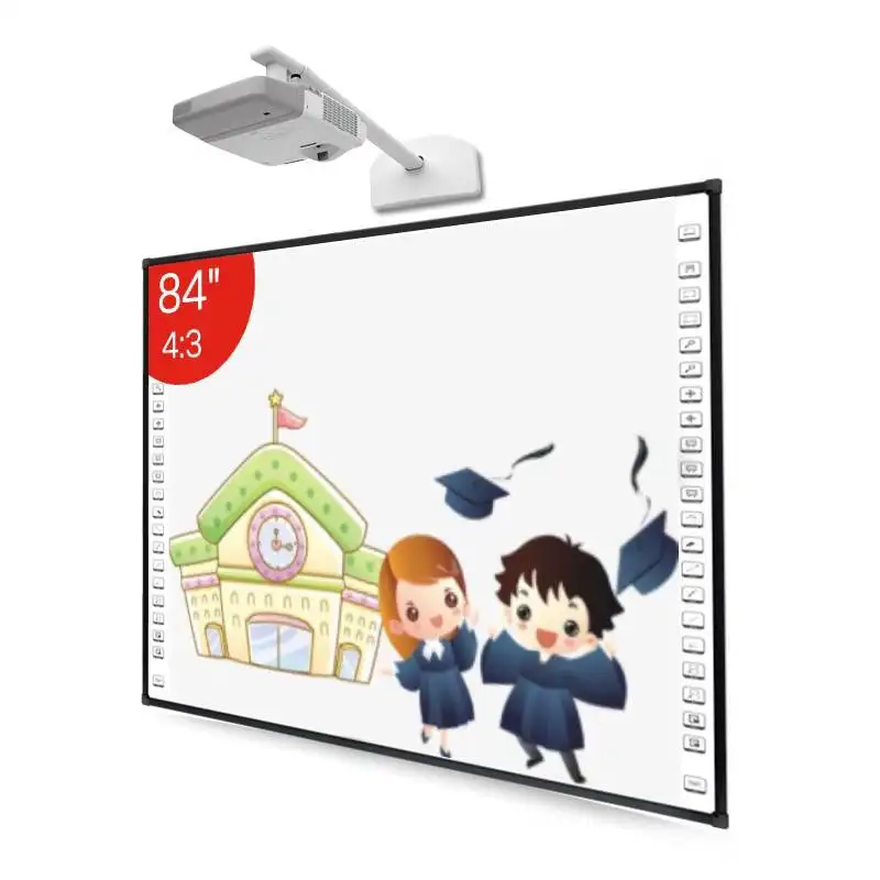 Üretici IWB akıllı sınıf kartı elektronik dijital interaktif beyaz tahta okul ofis için yazılım sistemi ile