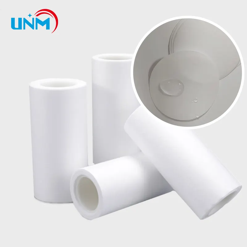 UNM ePTFE 0.45um dimensione dei pori idrofobo PP PE PET laminato materiale PTFE membrana porosa