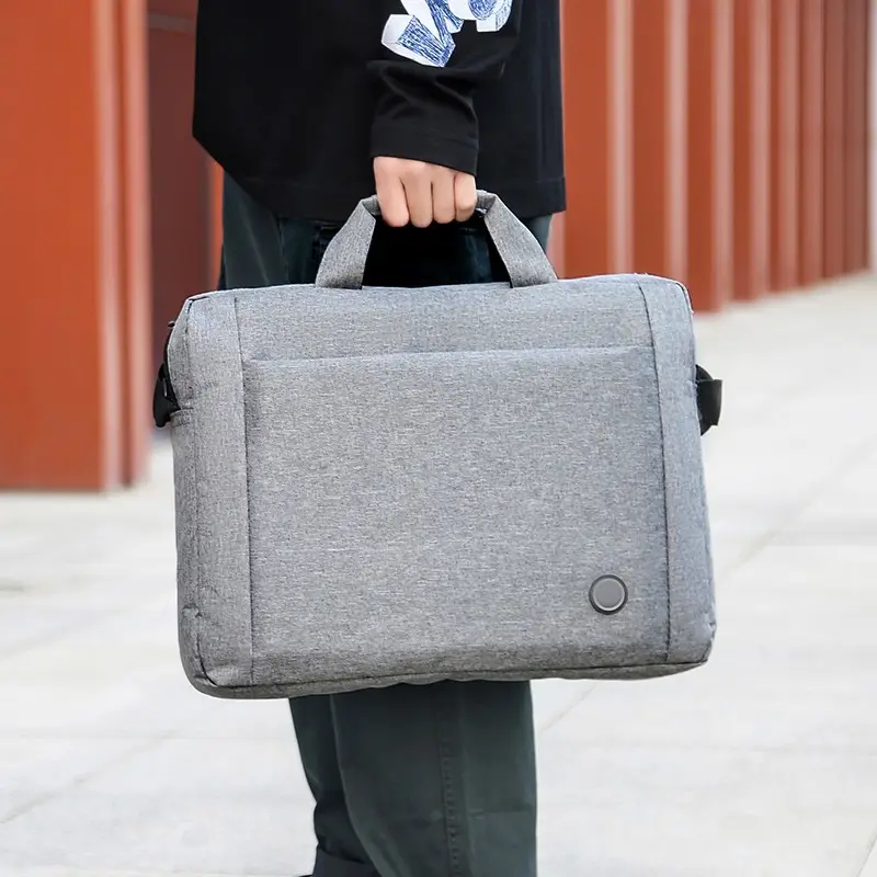 लैपटॉप बैग फैक्टरी थोक अनुकूलन लोगो पोर्टेबल बिजनेस लैपटॉप सुरक्षात्मक केस कार्यालय 15.6 इंच ब्रीफकेस यात्रा बैग