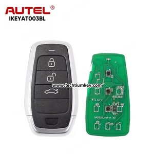 Autel IKEYAT003BL 3 Tasten Universal-Fernbedienung schlüssel mit MaxiIM KM100-Schlüsselprogrammierer Kompatibel mit 315/433MHz - Product Image 2