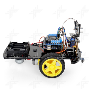 Tscin buny Multifunktions-2WD-Smart-Roboter-Auto-Kit Ultraschall-Hindernis vermeidung und Black-Line-Tracking-Roboter-Kit für Arduino - Product Image 3