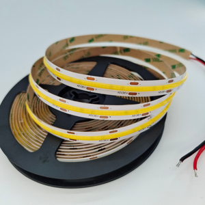 480 לידים/m cob הוביל רצועה dc12v 10mm רוחב ip20 מותאם אישית cob הוביל אור רצועת עם <span class=keywords><strong>3m</strong></span> 300lse מודבק